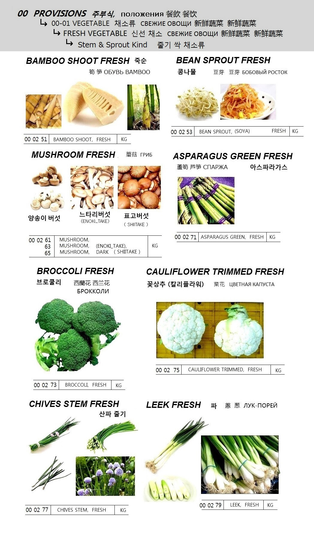 BAMBOO SHOOT, FRESH
