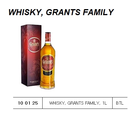 WHISKY, DEWAR'S WHITE LABEL, 1L