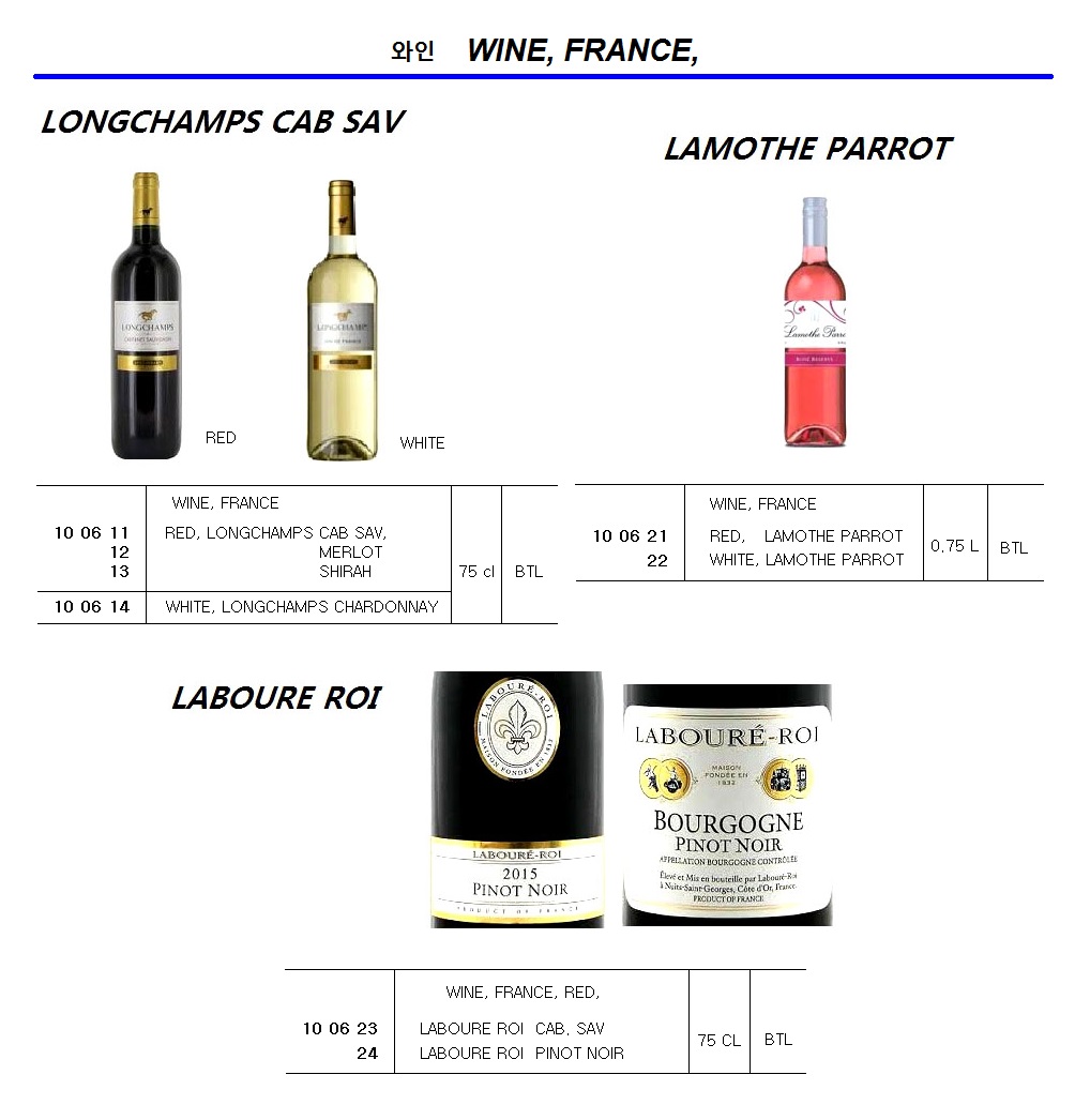 WINE, FRANCE, RED, LONGCHAMPS MERLOT, 75 cl