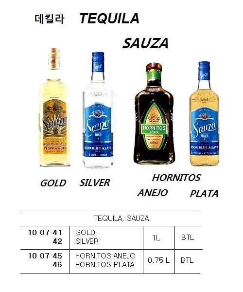 TEQUILA, SAUZA HORNITOS ANEJO, 0.75 L