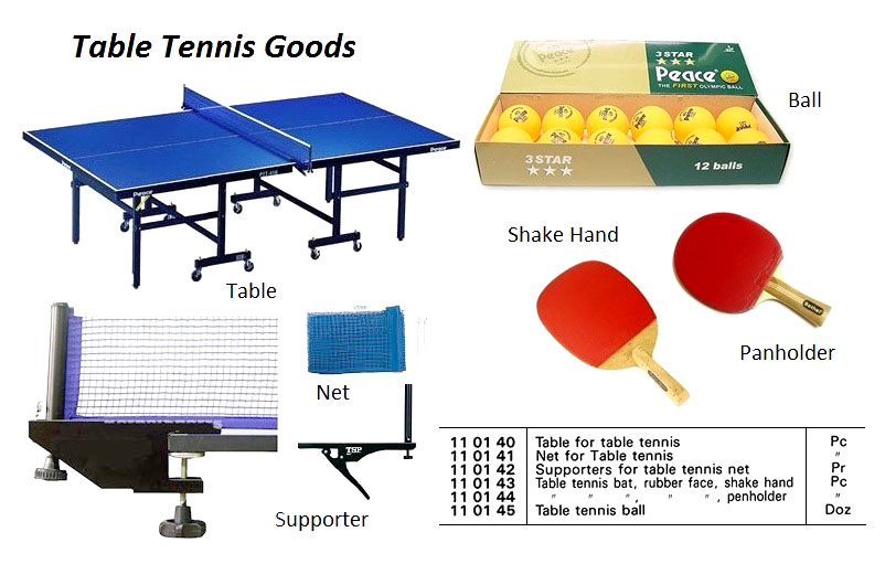 TABLE TENNIS BAT, RUBBER-FACE SHAKE-HAND | (2018-7)