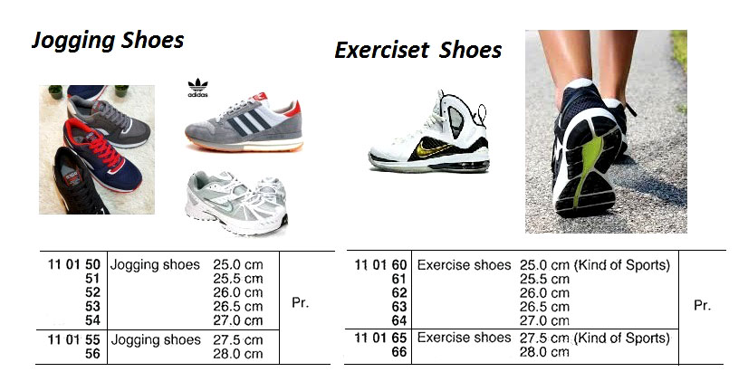 EXERCISE SHOES 27 CM