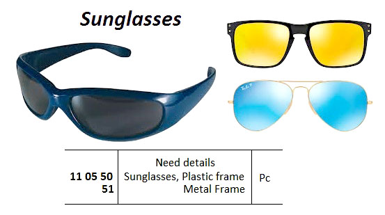 SUNGLASSES PLASTIC FRAME | BACOU, Europe (2016-7)