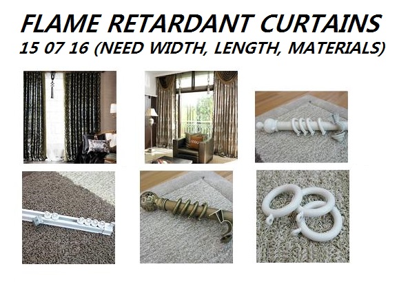 DOOR CURTAIN (NEED SIZE, MATERIAL, TYPE )