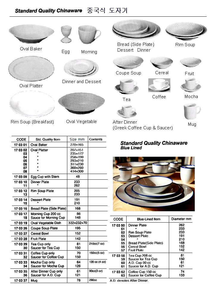 STANDARD QUALITY CHINA WARE, OVAL PLATTER, 293 x 210 MM | (2013-3)
