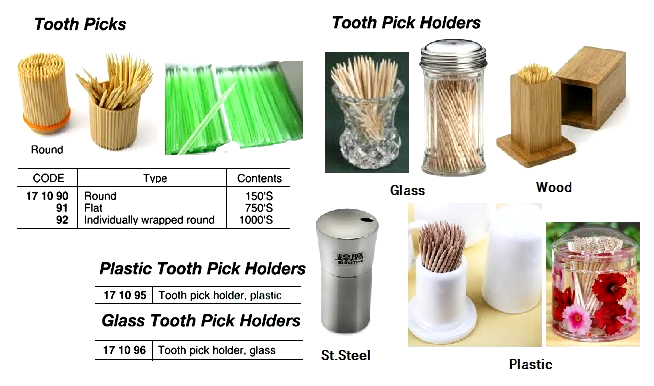 TOOTH PICK HOLDER, GLASS | (2011-5)