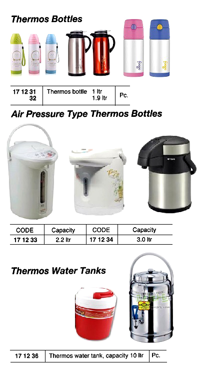 THERMOS BOTTLE, AIR PRESSURE TYPE, 3.0 LTR | Seshin Korea (2016-8)