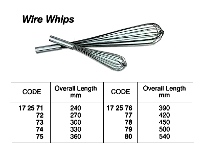 ST.STEEL WIRE WHIP, 240 MM OVERALL | (2012-12)