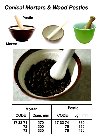 JAPANESS STYLE, CONICAL MORTAR, 330 MM DIAM