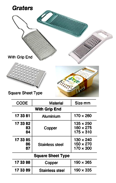 ST.STEEL GRATER, 130 x 240 MM