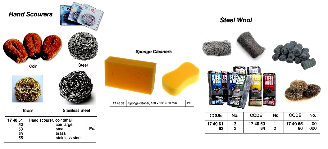HAND SCOURER, BRASS | STEEL China (2017-10)