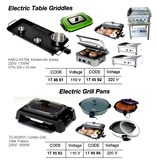 ELECTRIC TABLE GRIDDLE 110 V | (2013-8)