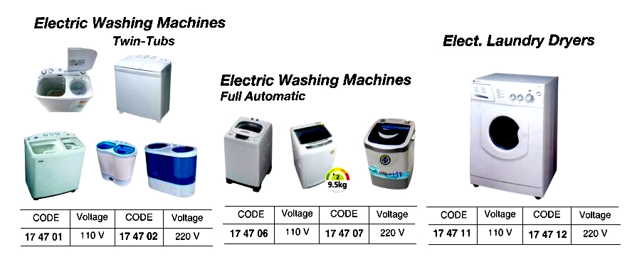 TWIN TUB WASHING MACHINE 220V | DAE WOO 6.5 KG (2011-5)