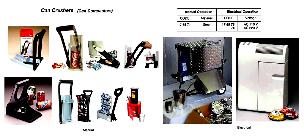 ELECTRICAL CAN CRUSHER AC 110V