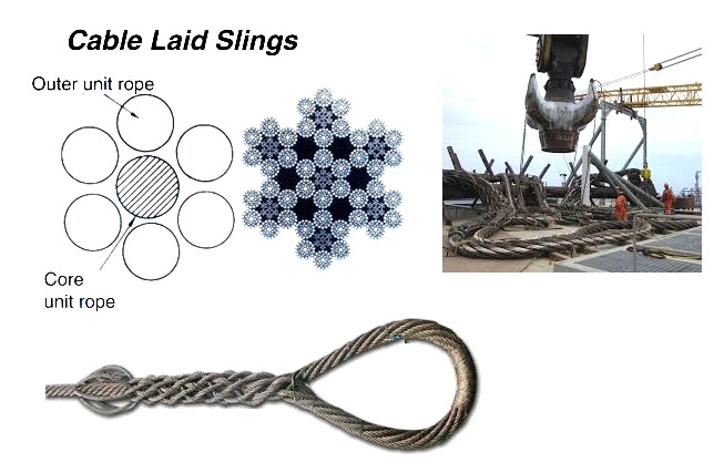 WIRE ROPE, GREEN ROPE, UN-GAL, 6xWS(31)IWRC