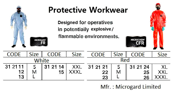 PROTECTIVE WORKWEAR, MICROGARD FR, DENIM BLUE, XXL