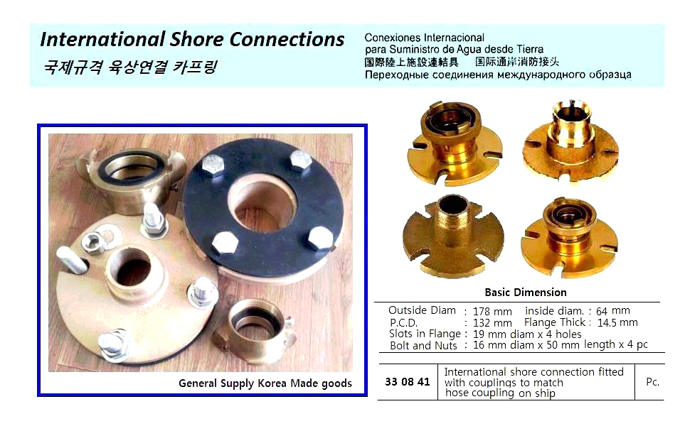 FOG NOZZLE 3-POSITION FOR FIRE HOSE NOZZLE, MACHINO, BRONZE, 2-1/2" | Ssang Yong (2017-3)