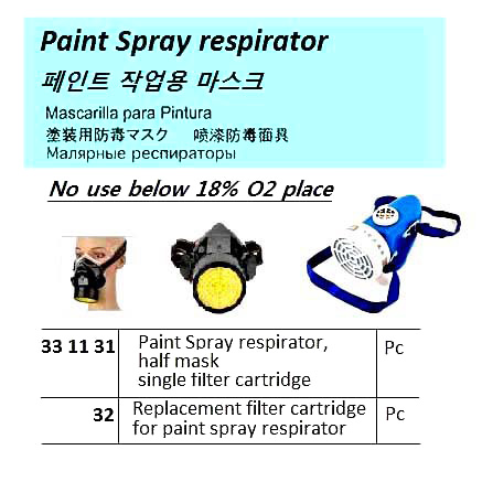 DUST MASK, DISPOSABLE, 50'S/PKT | 3M Korea (2019-3)
