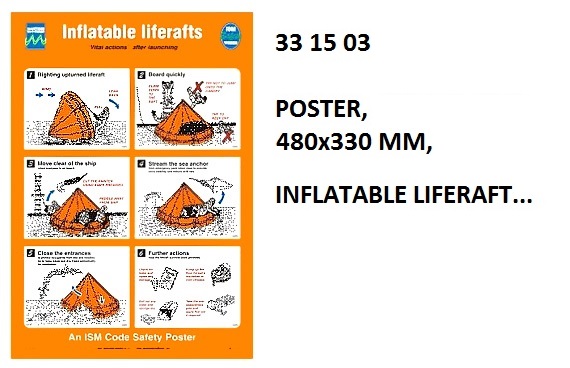 POSTER, 480x330 MM, LIFERAFT LAUNCHING... | Korea (2019-5)