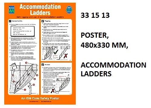 POSTER, 420x297 MM, EMERGENCY MUSTER LIST... | Korea (2019-5)