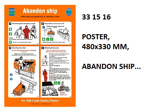 POSTER, 480x330 MM, MAN OVERBOARD... | Korea (2019-5)