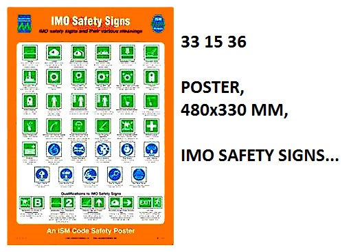 POSTER, ENGINE & MACHINERY ROOM SAFETY
