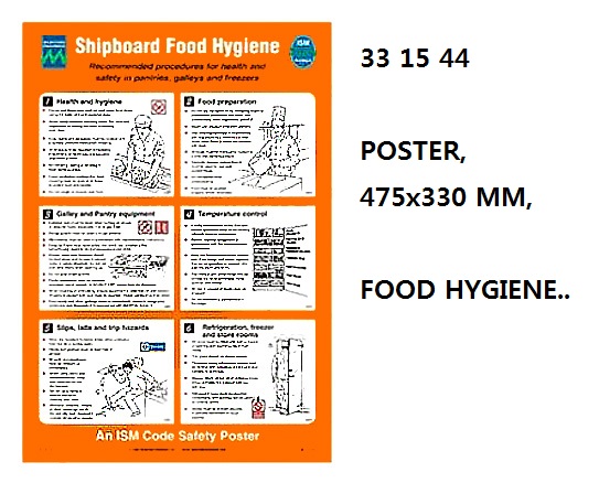 POSTER, 297x210 MM, DISCHARGE OF OIL PROHIBITED... | Korea (2019-5)