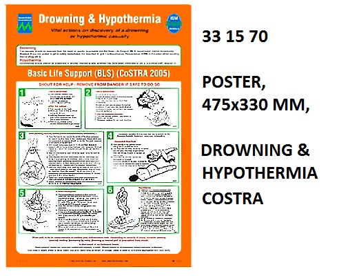 POSTER, 475x330 MM, ELECTRIC SHOCK & SERIOUS INJURY COSTRA | Korea (2019-5)