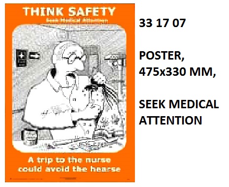 POSTER, 475x330 MM, FOLLOW CORRECT PROCEDURES | Korea (2019-5)