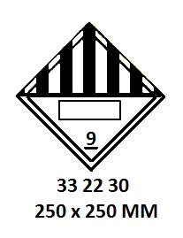 HAZARD DIAMOND, 250x250 MM, 1.4 E | Korea (2019-5)