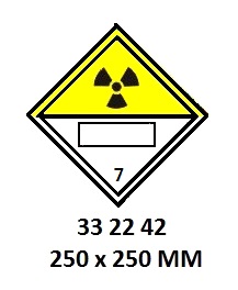 HAZARD DIAMOND, 250x250 MM, 6 | Korea (2019-5)