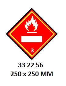 HAZARD DIAMOND, 250x250 MM, 2 | Korea (2019-5)