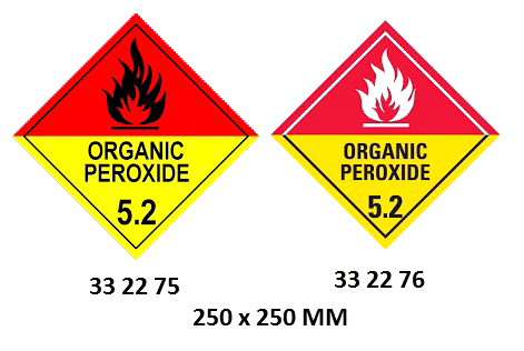 HAZARD DIAMOND, 250x250 MM, 3 | Korea (2019-5)