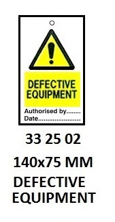 TEMPORARY TIE TAGS, CAUTION | Korea (2019-5)