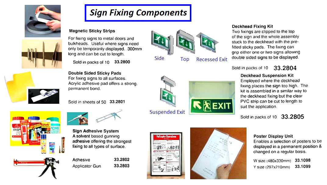 SIGN FIXING COMPONENT, DOUBLE SIDED STICKY PADS | General Both Side tape (2018-9)