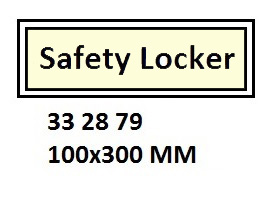 ACCOMMODATION SIGNS, 100x300 MM, CARGO CONTROL ROOM | Korea (2019-5)