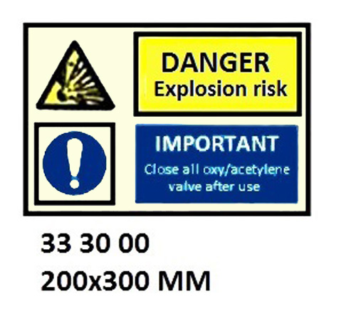 ISPS CODE SIGN & SECURITY SIGN, 150x150 MM, CCTV IN OPERATION. | Korea (2019-5)