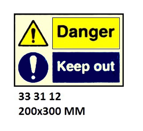 COMBINATION SIGN, 300x300 MM, MACHINERY SPACE?? | Korea (2019-5)
