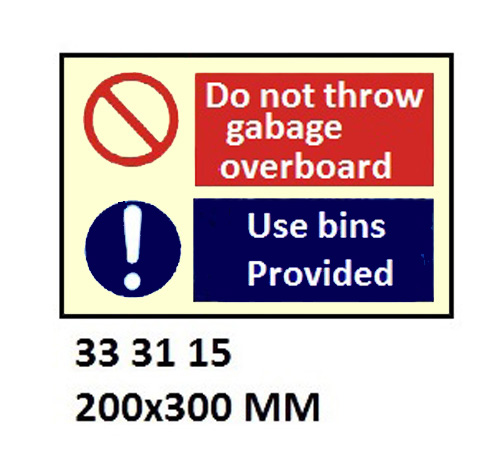 COMBINATION SIGN, 200x300 MM, DANGER HAZARDOUS AREA?? | Korea (2019-5)