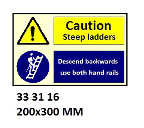 COMBINATION SIGN, 200x300 MM, DO NOT THROW GARBAGE OVERBOARD?? | Korea (2019-5)