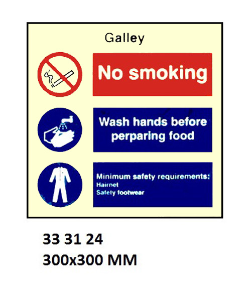 SPACE IDENTIFICATION SIGN, 300x300 MM, BATTERY LOCKER | Korea (2019-5)
