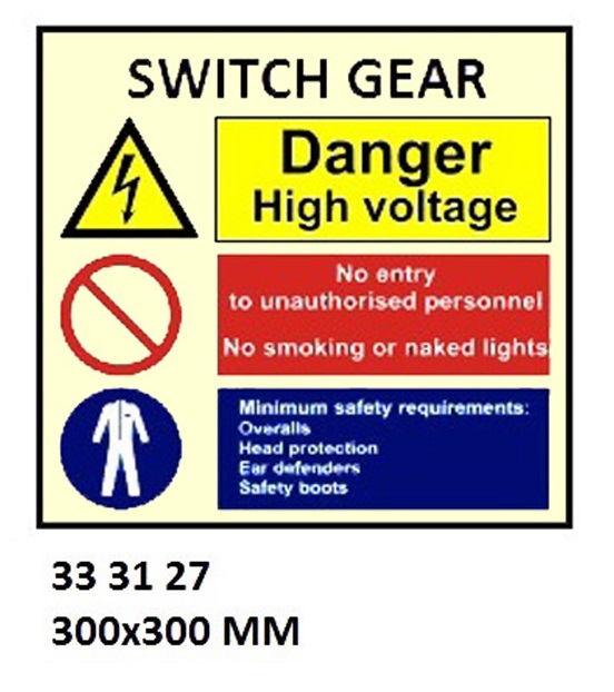 SPACE IDENTIFICATION SIGN, 300x300 MM, PAINT STORE | Korea (2019-5)