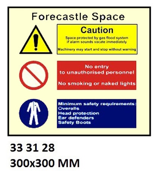 SPACE IDENTIFICATION SIGN, 300x300 MM, SWITCH GEAR | Korea (2019-5)