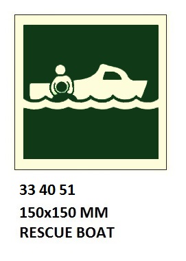 IMO SYMBOLS, 150x150 MM, LIFE BOAT | Korea (2019-5)
