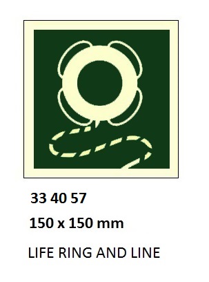 IMO SYMBOLS, 150x150 MM, LIFEBUOY | Korea (2019-5)