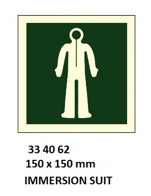 IMO SYMBOLS, 150x150 MM, LIFE JACKET, CHILD | Korea (2019-5)