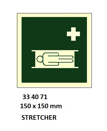 IMO SYMBOLS, 150x150 MM, EVACUATION CHUTE | Korea (2019-5)