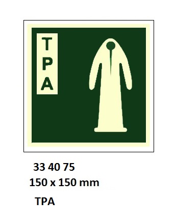 IMO SYMBOLS, 150x150 MM, STRETCHER | Korea (2019-5)