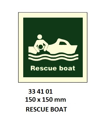 IMO SYMBOLS, 150x150 MM, LIFEBOAT | Korea (2019-5)