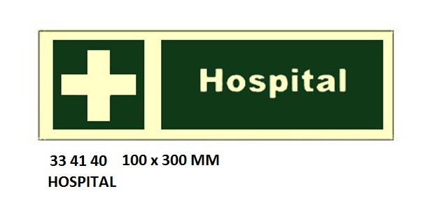 LSA SIGN, 150 x 150 MM, HOSPITAL | Korea (2019-5)